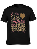 This Girl Loves Her Boston Terrier T-Shirt