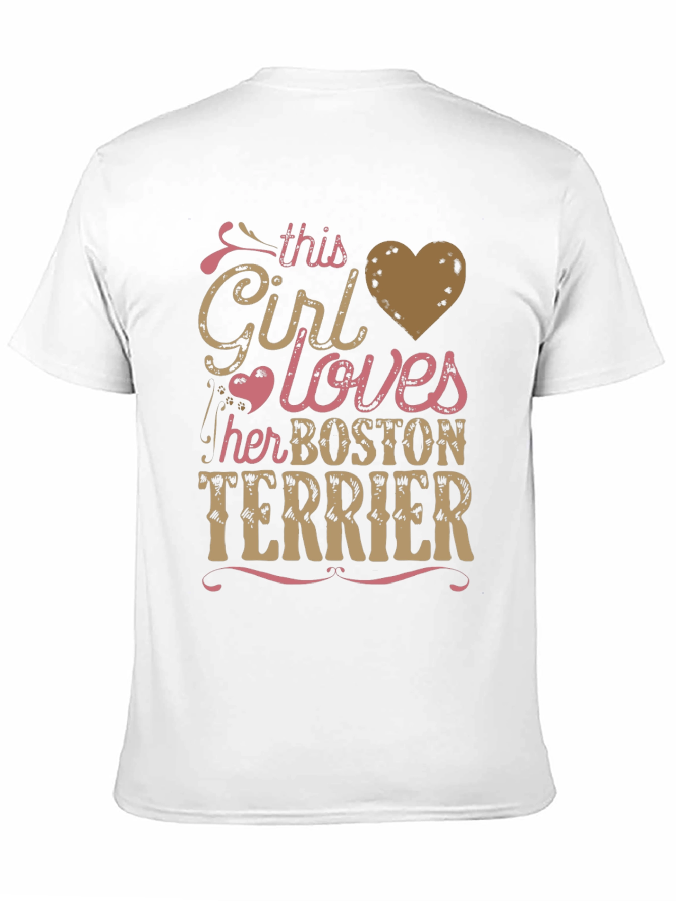 This Girl Loves Her Boston Terrier T-Shirt