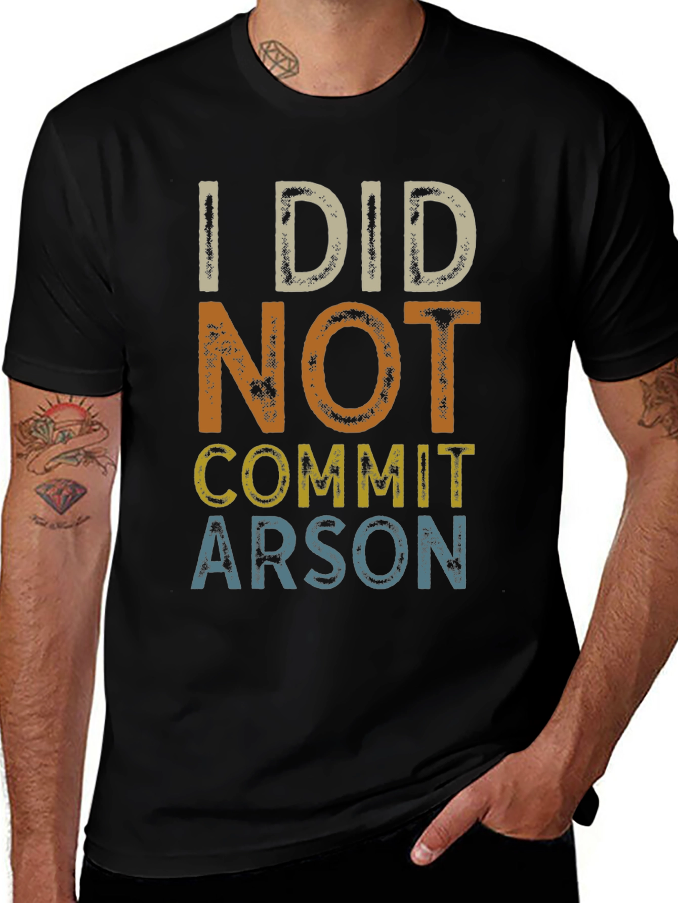 I Did Not Commit Arson Graphic T-Shirt