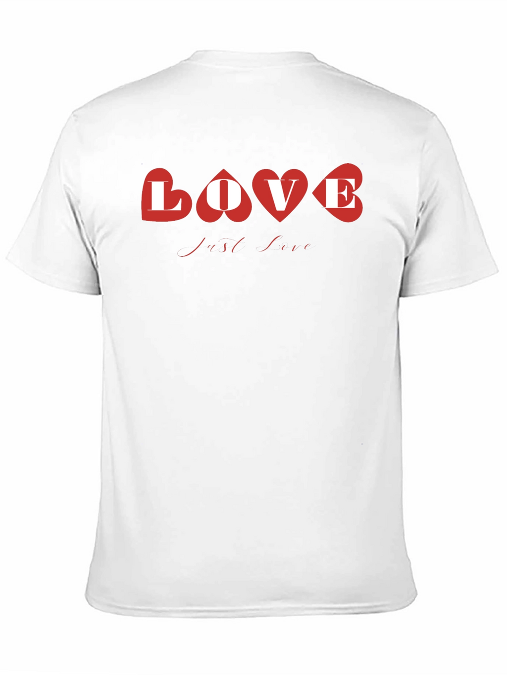Love Heart Graphic Black T-Shirt