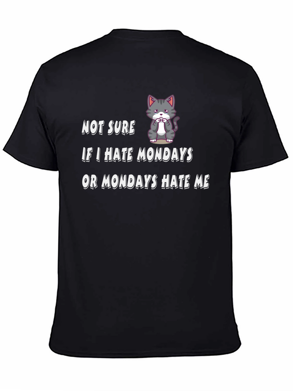 Funny Monday Hater Graphic T-Shirt