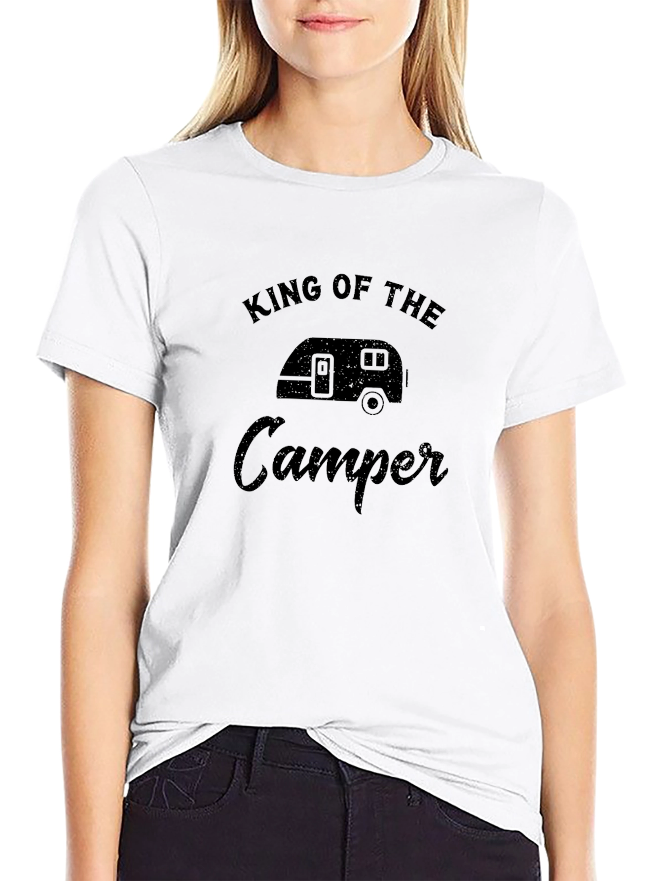 King of the Camper Black T-Shirt