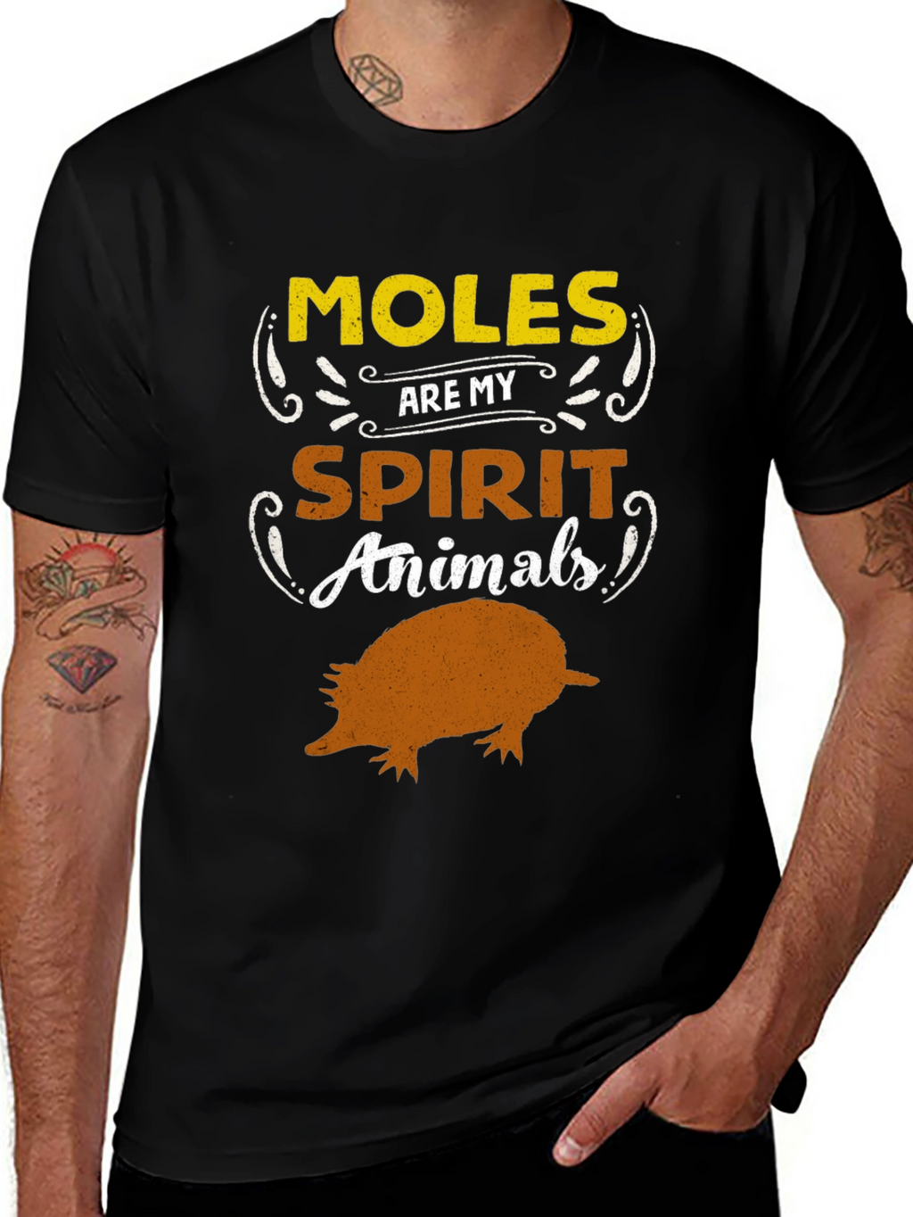 Moles Are My Spirit Animals Graphic Tee