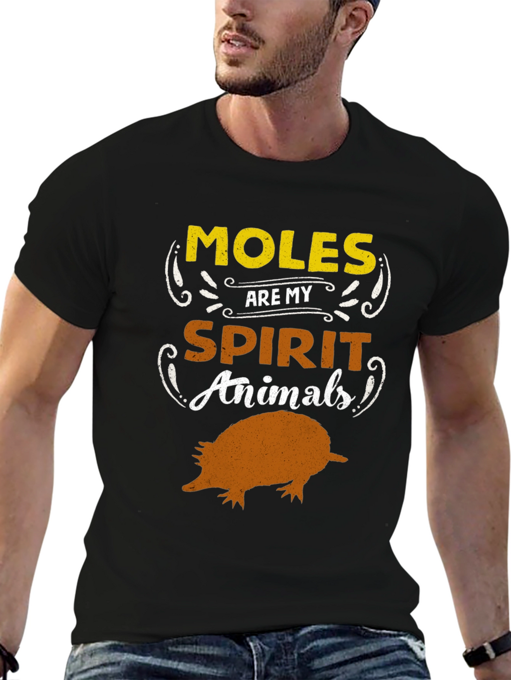 Moles Are My Spirit Animals Graphic Tee