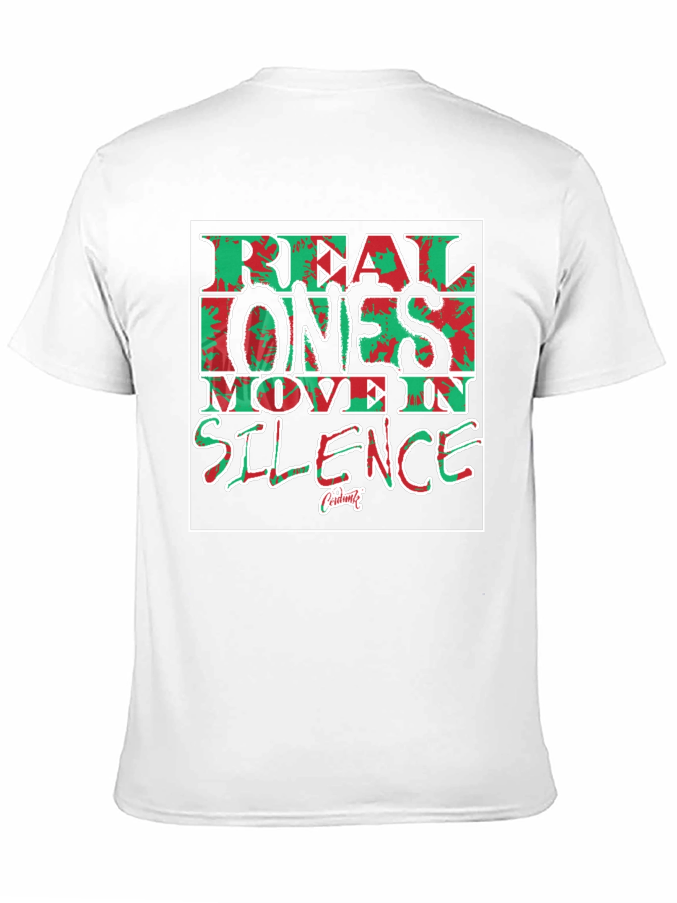 Real Ones Move In Silence Graphic Tee
