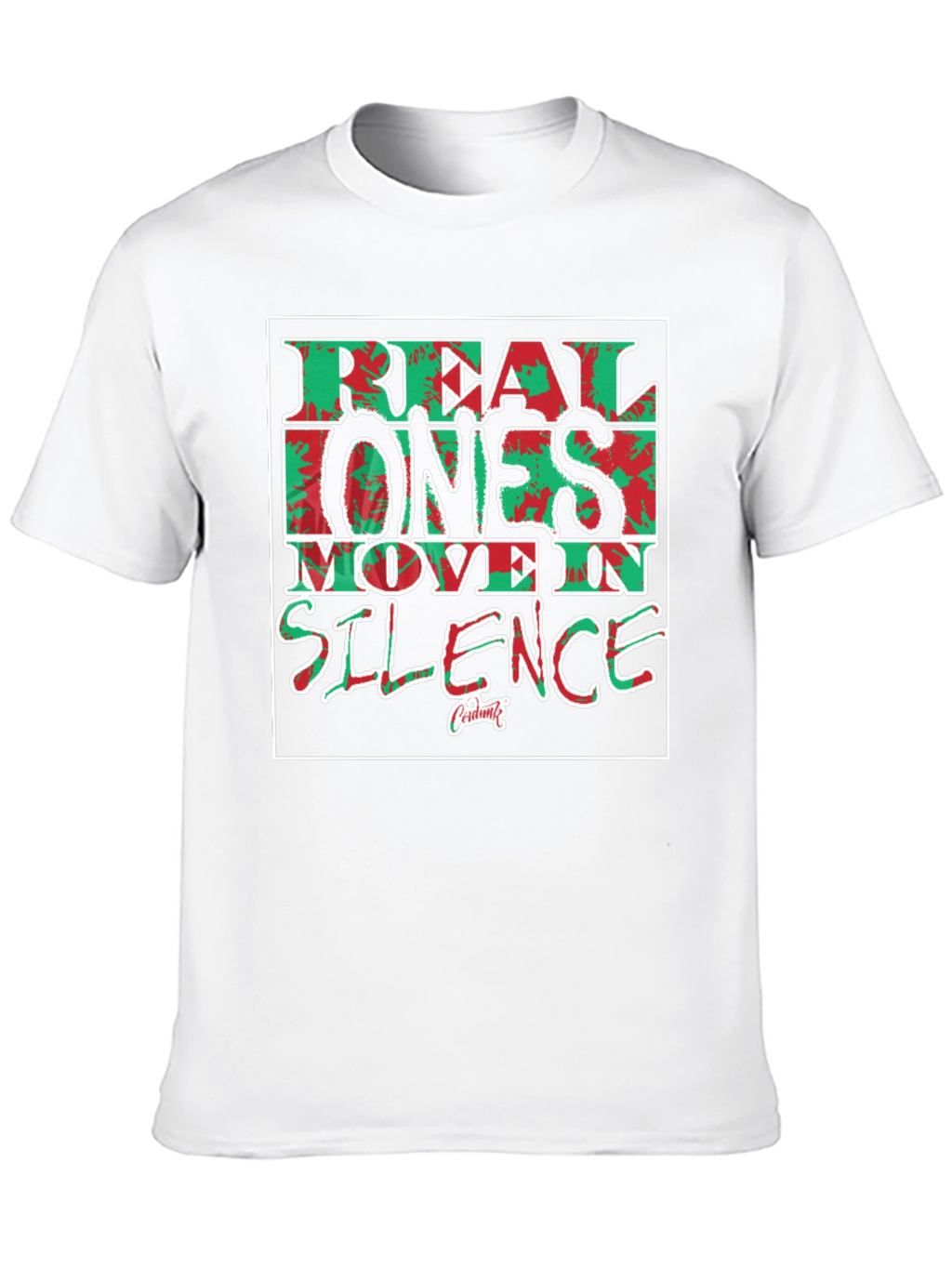 Real Ones Move In Silence Graphic Tee