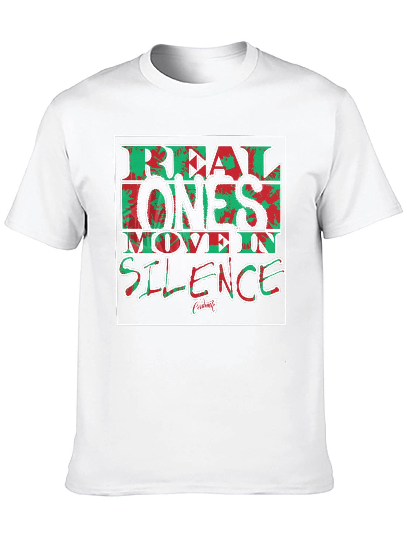 Real Ones Move In Silence Graphic Tee