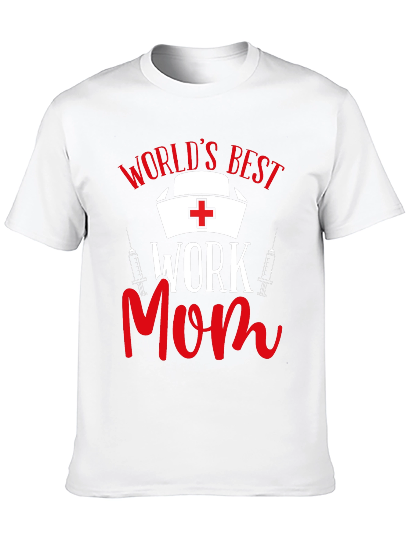 Worlds Best Work Mom Graphic T-Shirt