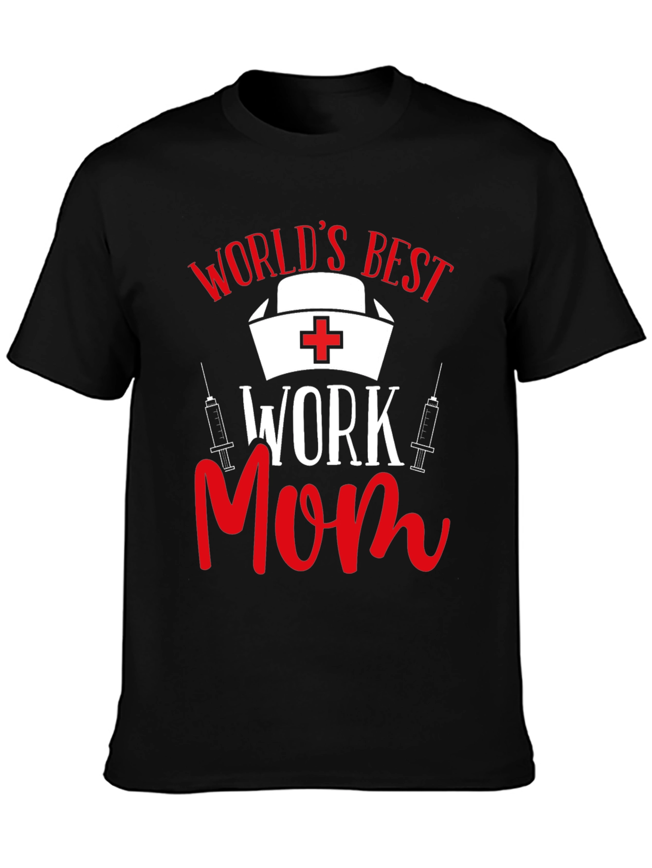 Worlds Best Work Mom Graphic T-Shirt