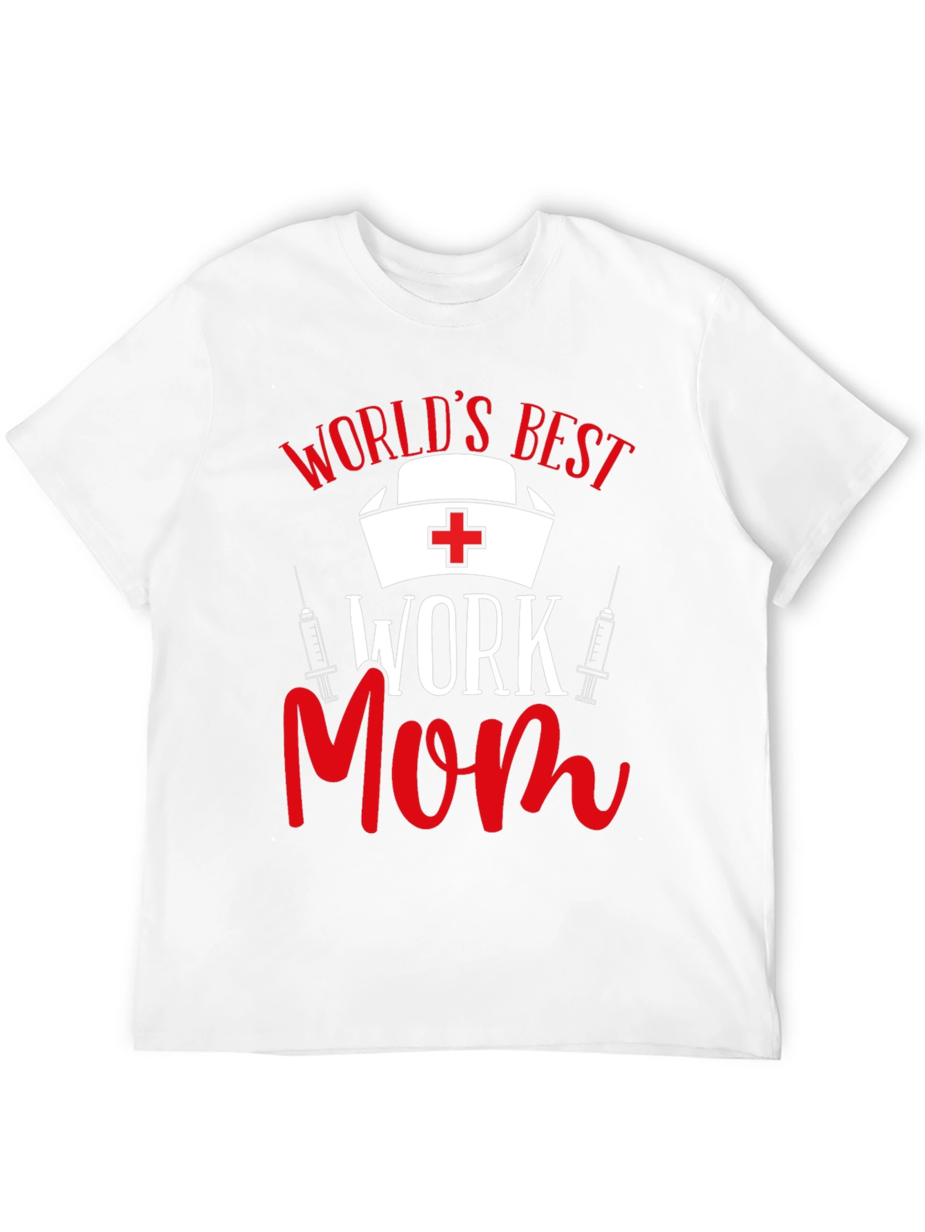 Worlds Best Work Mom Graphic T-Shirt