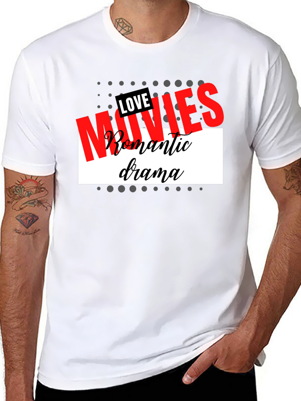 Love Movies T-Shirt Romantic Drama Tee