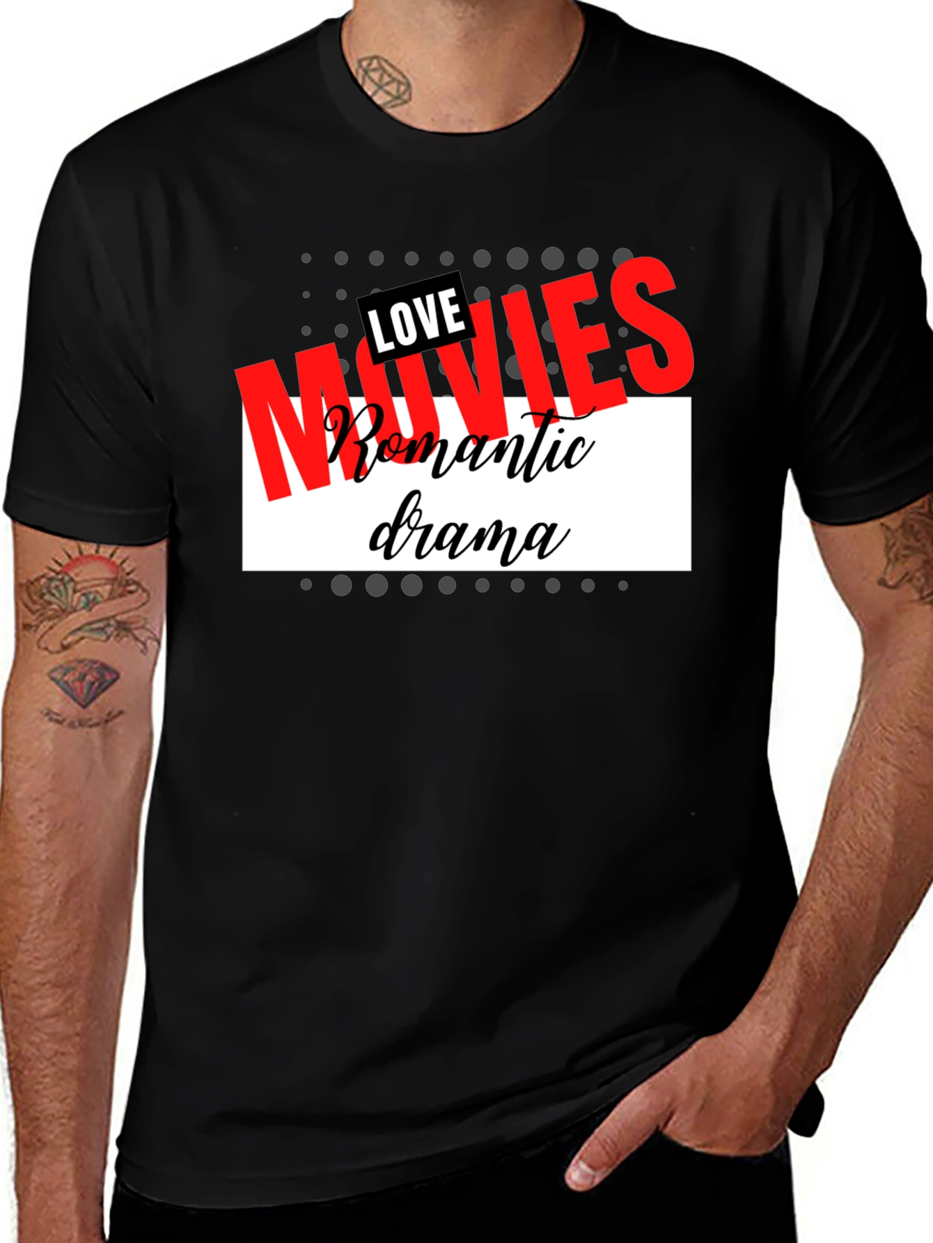 Love Movies T-Shirt Romantic Drama Tee