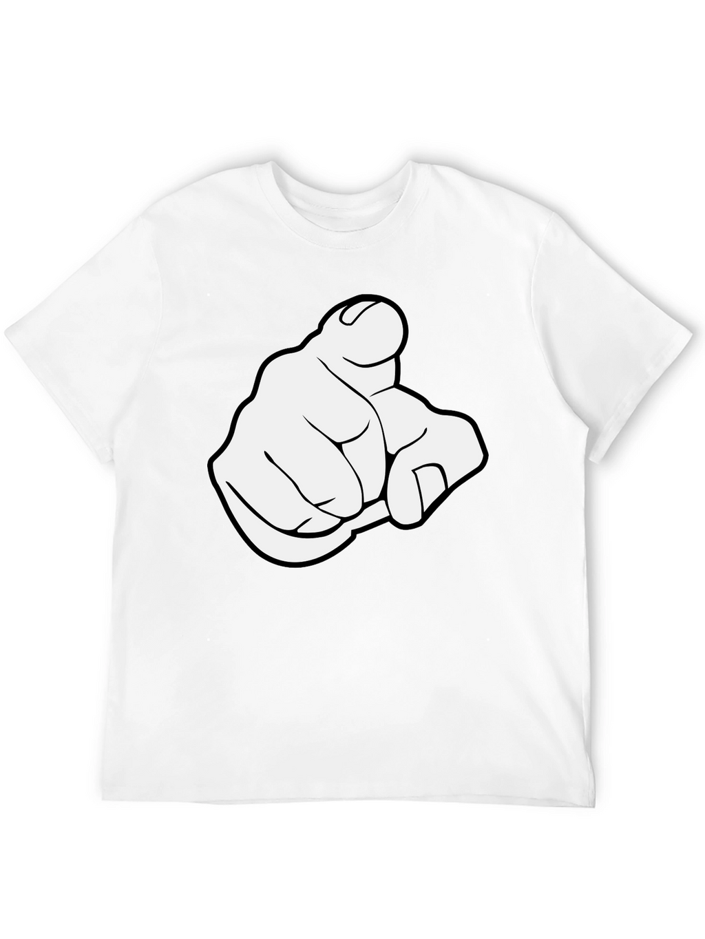 Pointing Finger Graphic T-Shirt