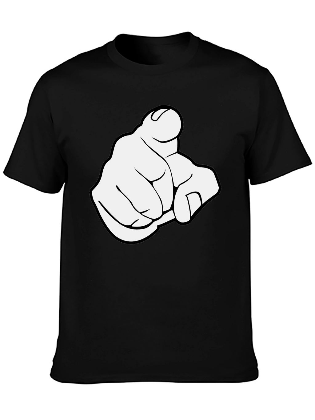 Pointing Finger Graphic T-Shirt