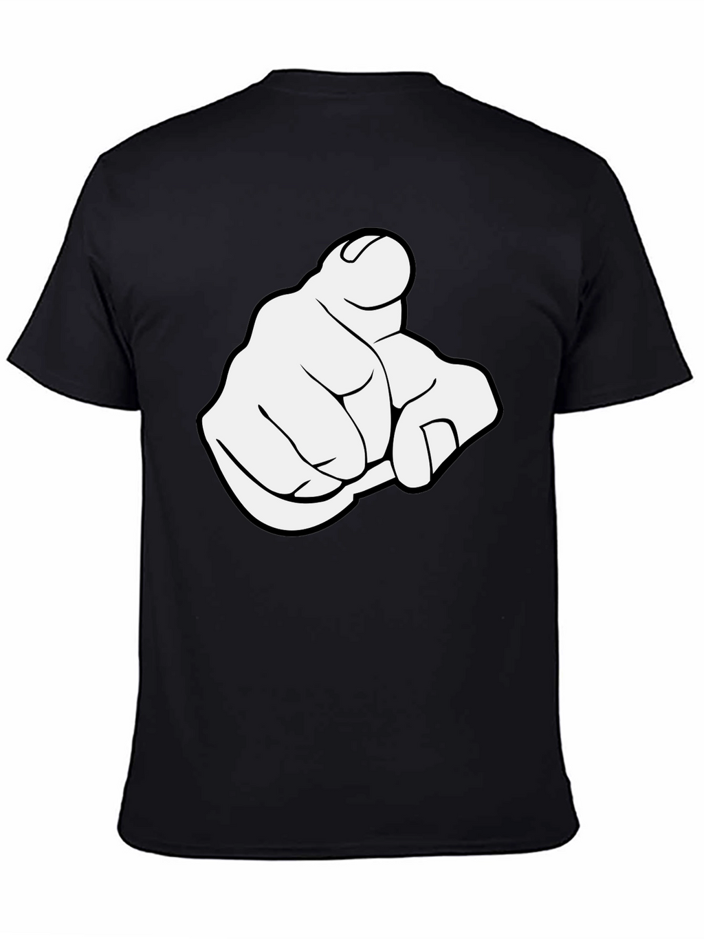 Pointing Finger Graphic T-Shirt