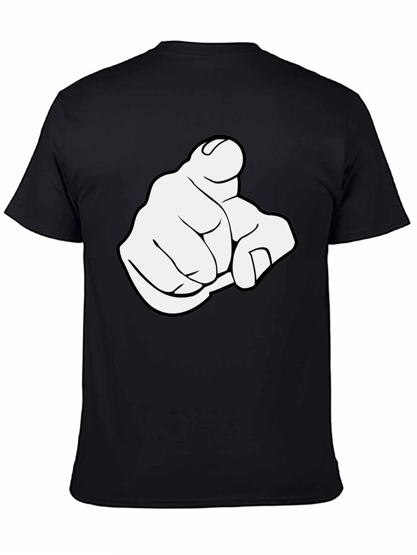 Pointing Finger Graphic T-Shirt