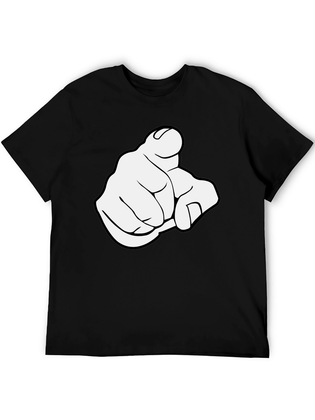 Pointing Finger Graphic T-Shirt