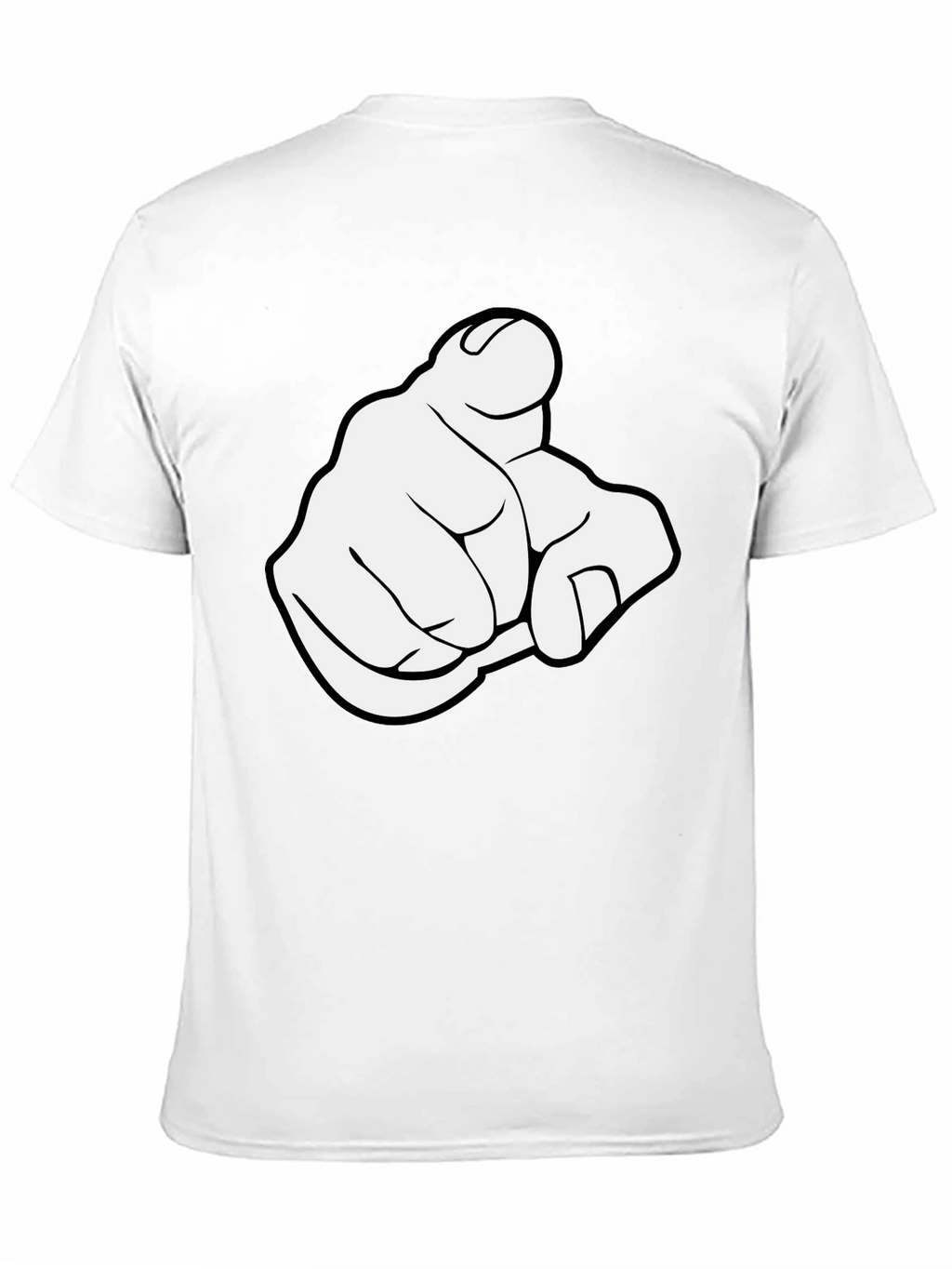 Pointing Finger Graphic T-Shirt