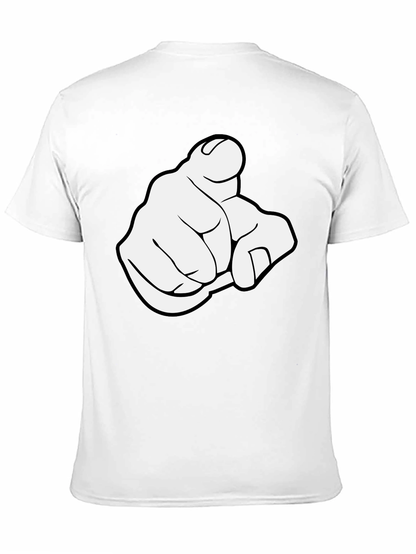 Pointing Finger Graphic T-Shirt
