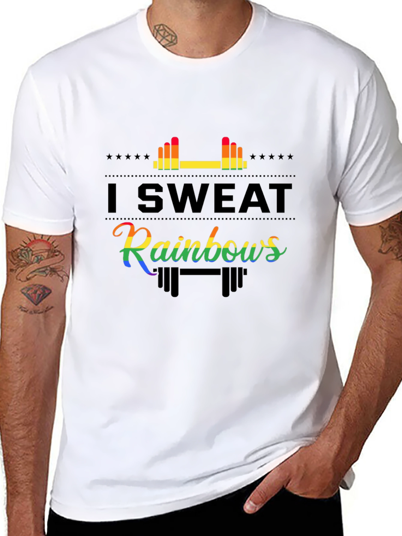 I Sweat Rainbows Graphic T-Shirt