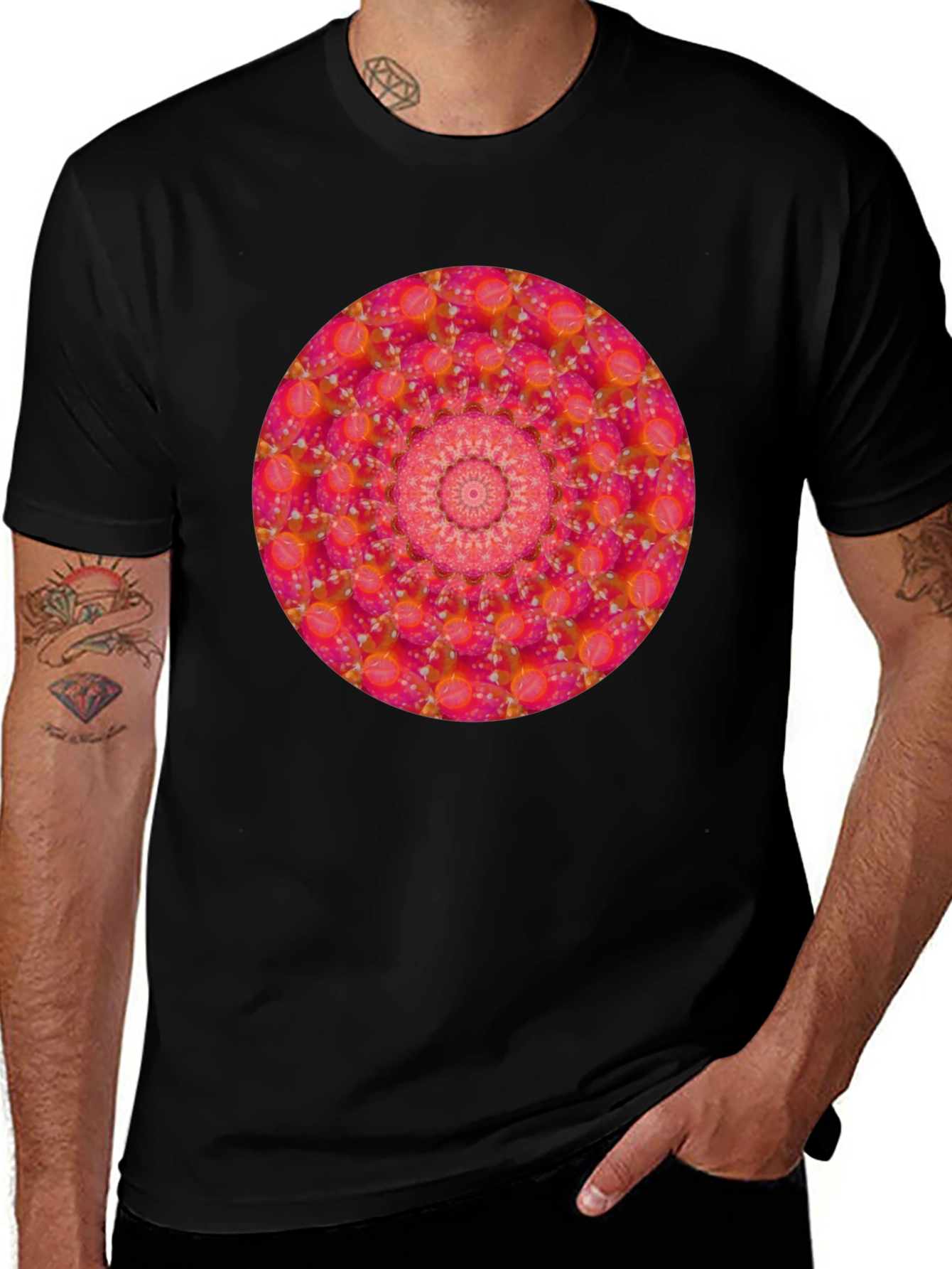 Psychedelic Mandala T-Shirt: Unique Graphic Tee