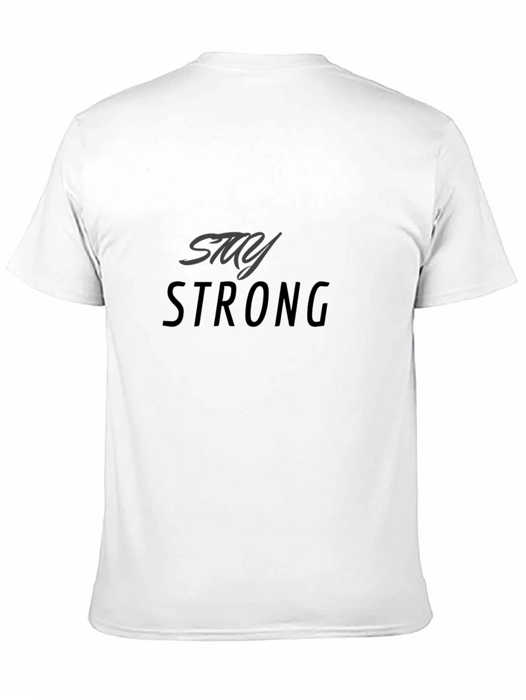 Stay Strong Black Graphic Tee