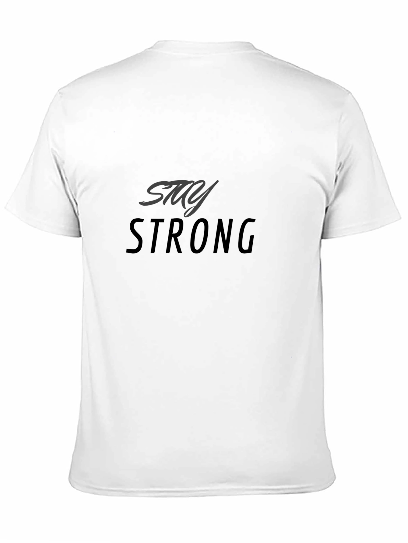 Stay Strong Black Graphic Tee