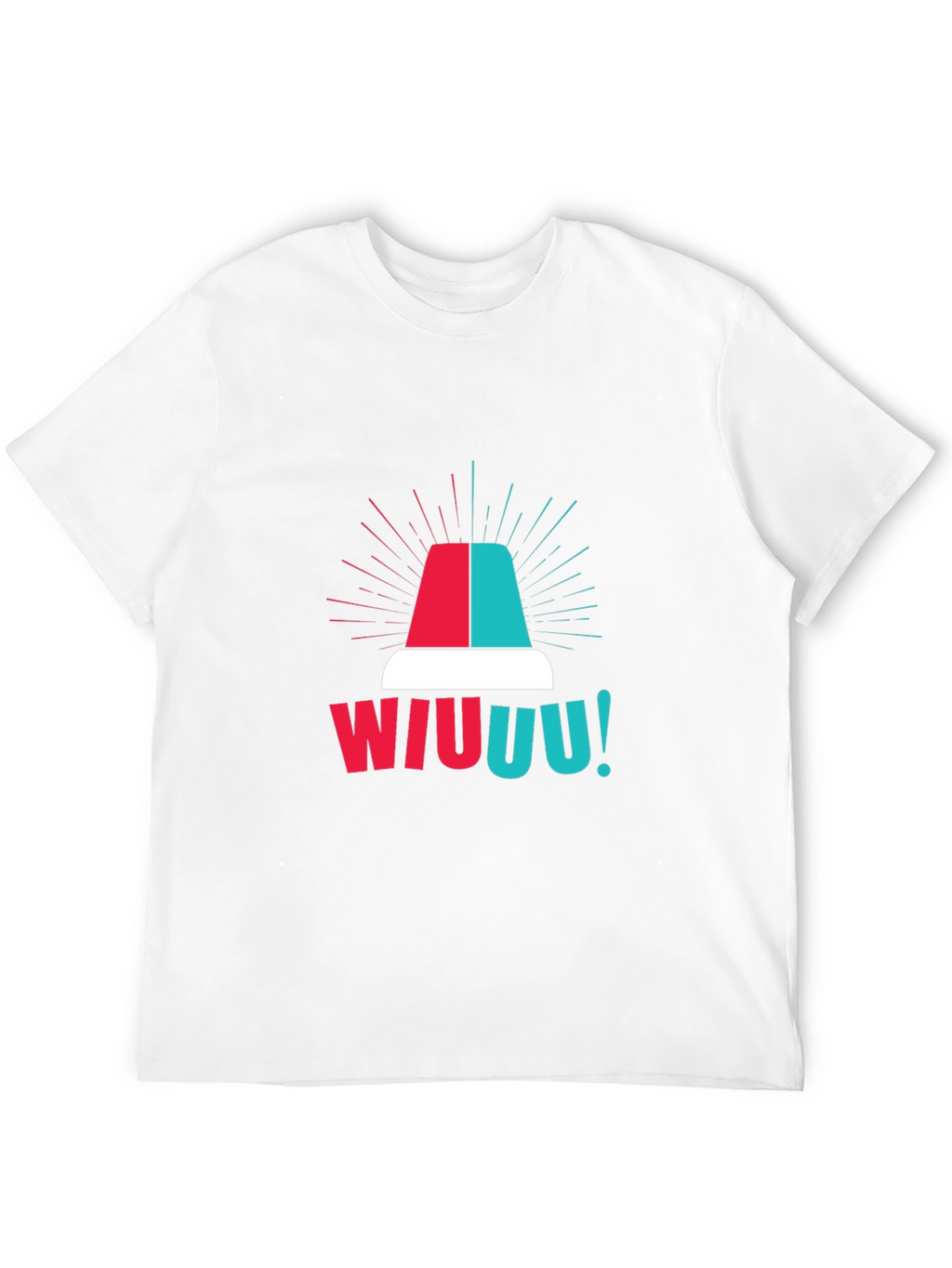 WIUUU! Siren T-Shirt - Emergency Vehicle Graphic Tee