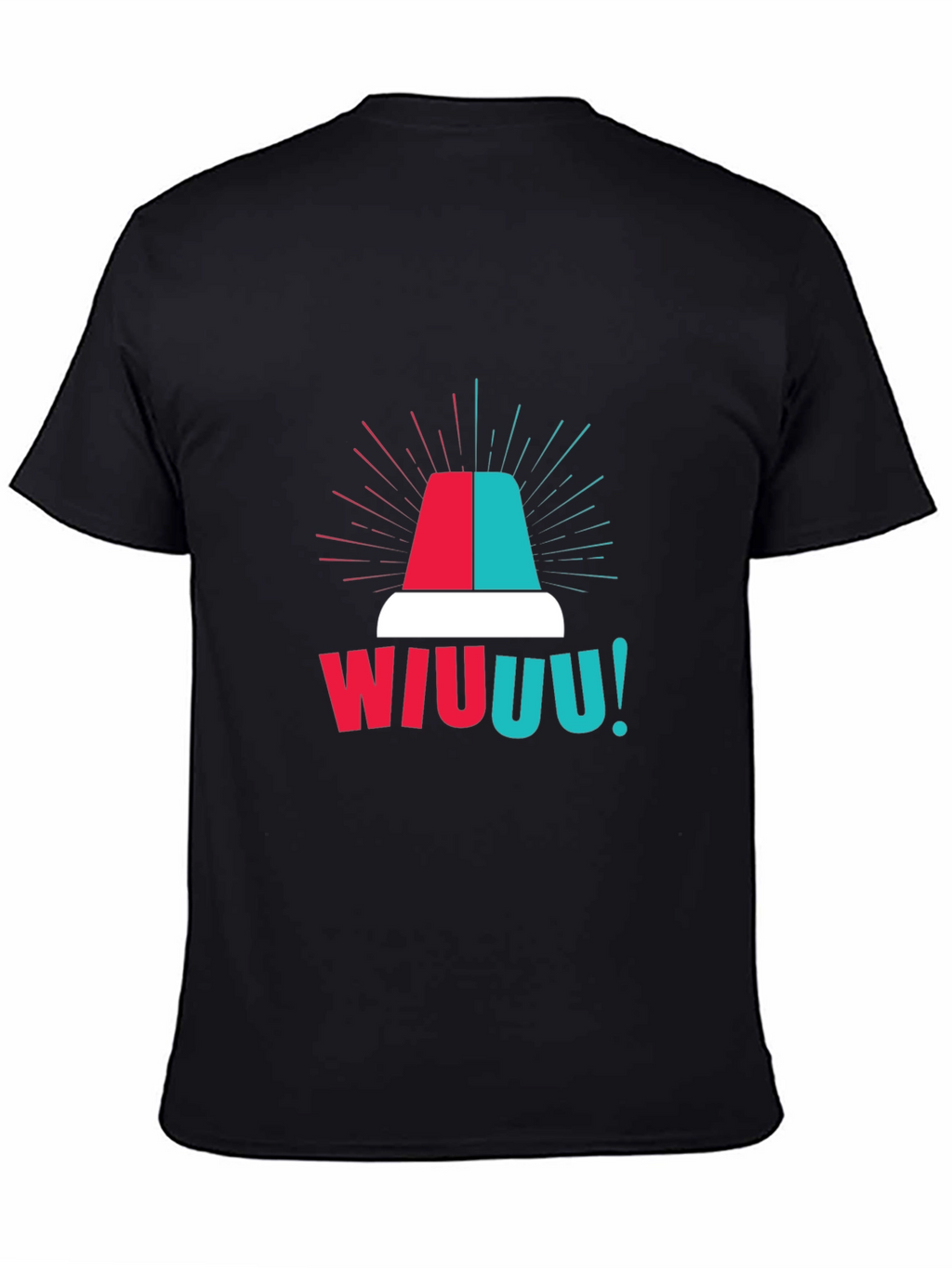 WIUUU! Siren T-Shirt - Emergency Vehicle Graphic Tee