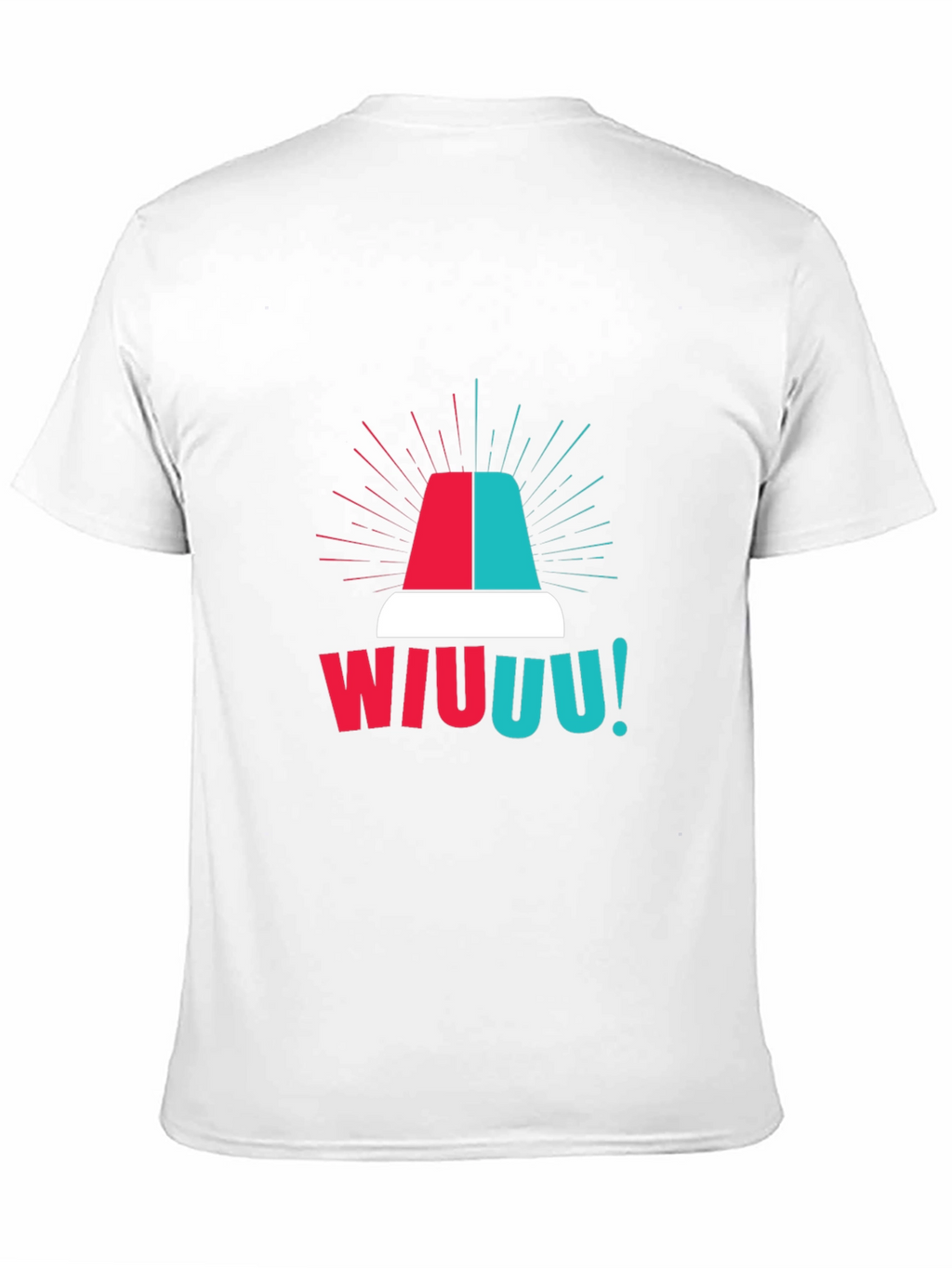 WIUUU! Siren T-Shirt - Emergency Vehicle Graphic Tee