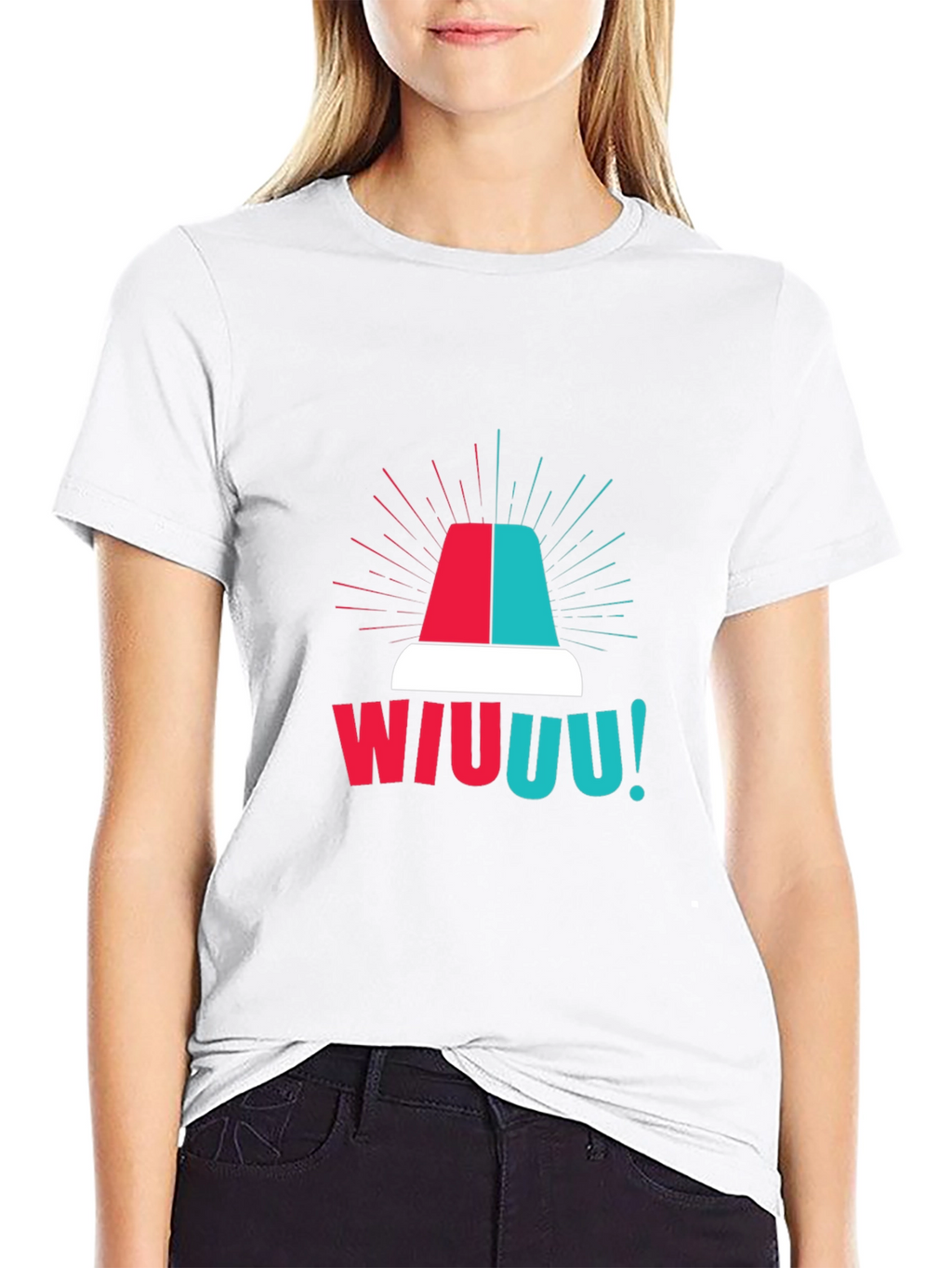 WIUUU! Siren T-Shirt - Emergency Vehicle Graphic Tee