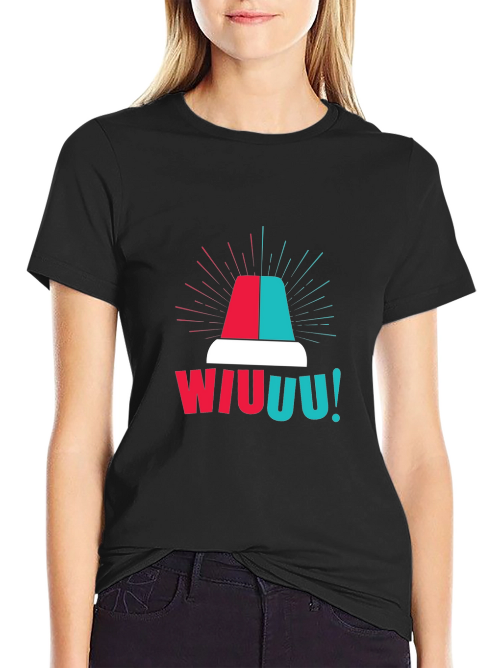 WIUUU! Siren T-Shirt - Emergency Vehicle Graphic Tee