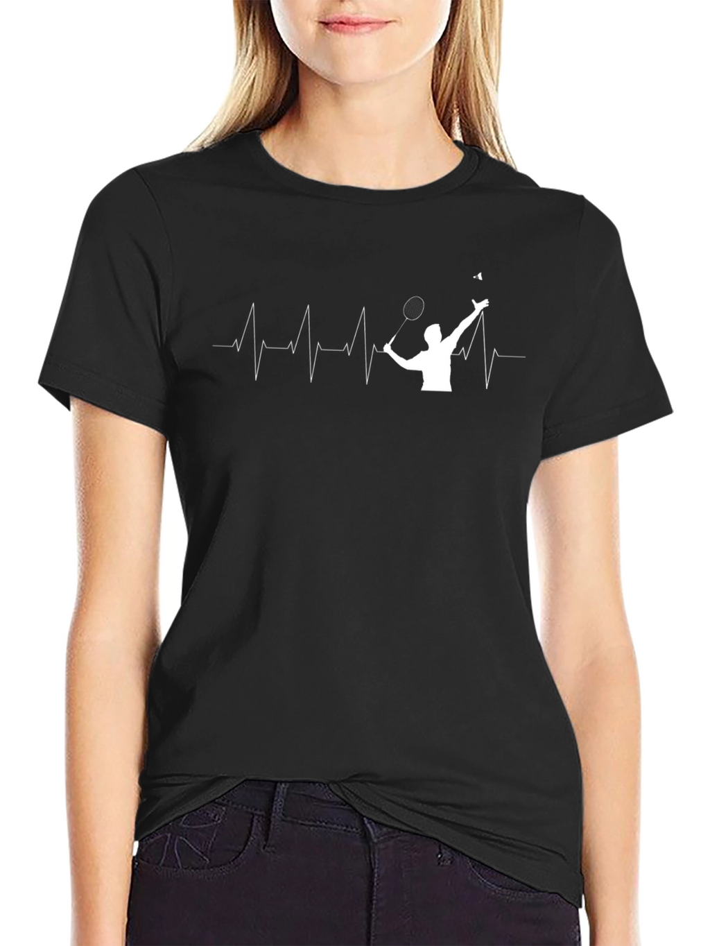 Badminton Heartbeat T-Shirt