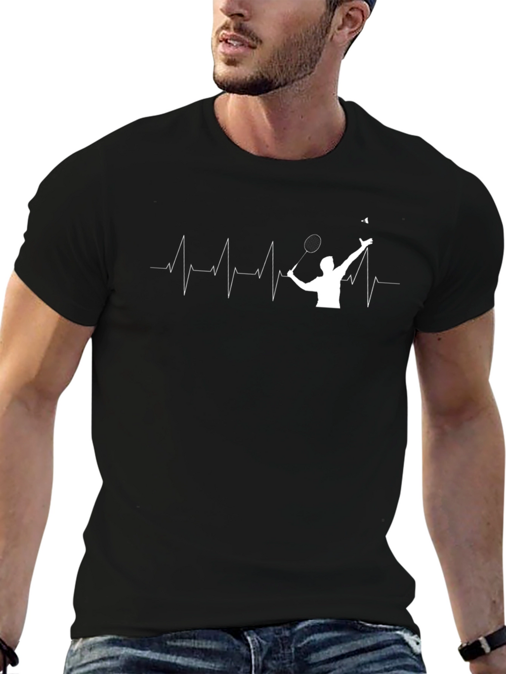 Badminton Heartbeat T-Shirt