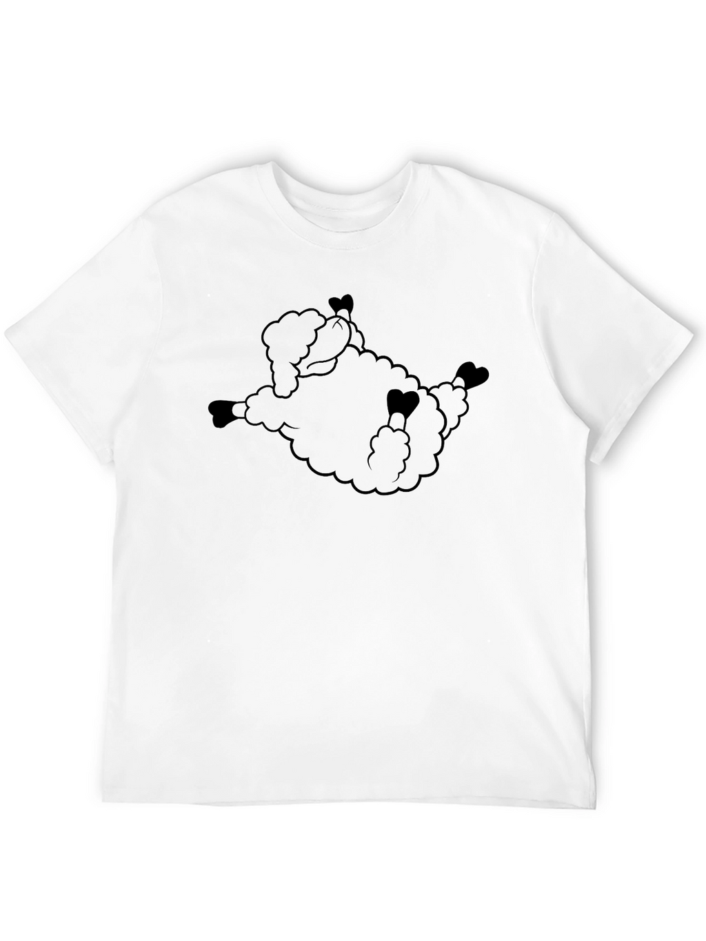 Black Sheep Graphic Tee - Soft Cotton Comfort
