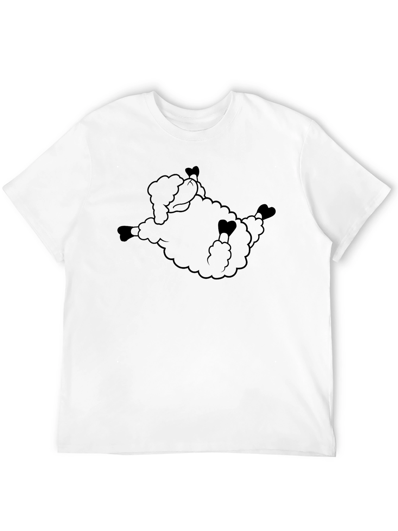 Black Sheep Graphic Tee - Soft Cotton Comfort