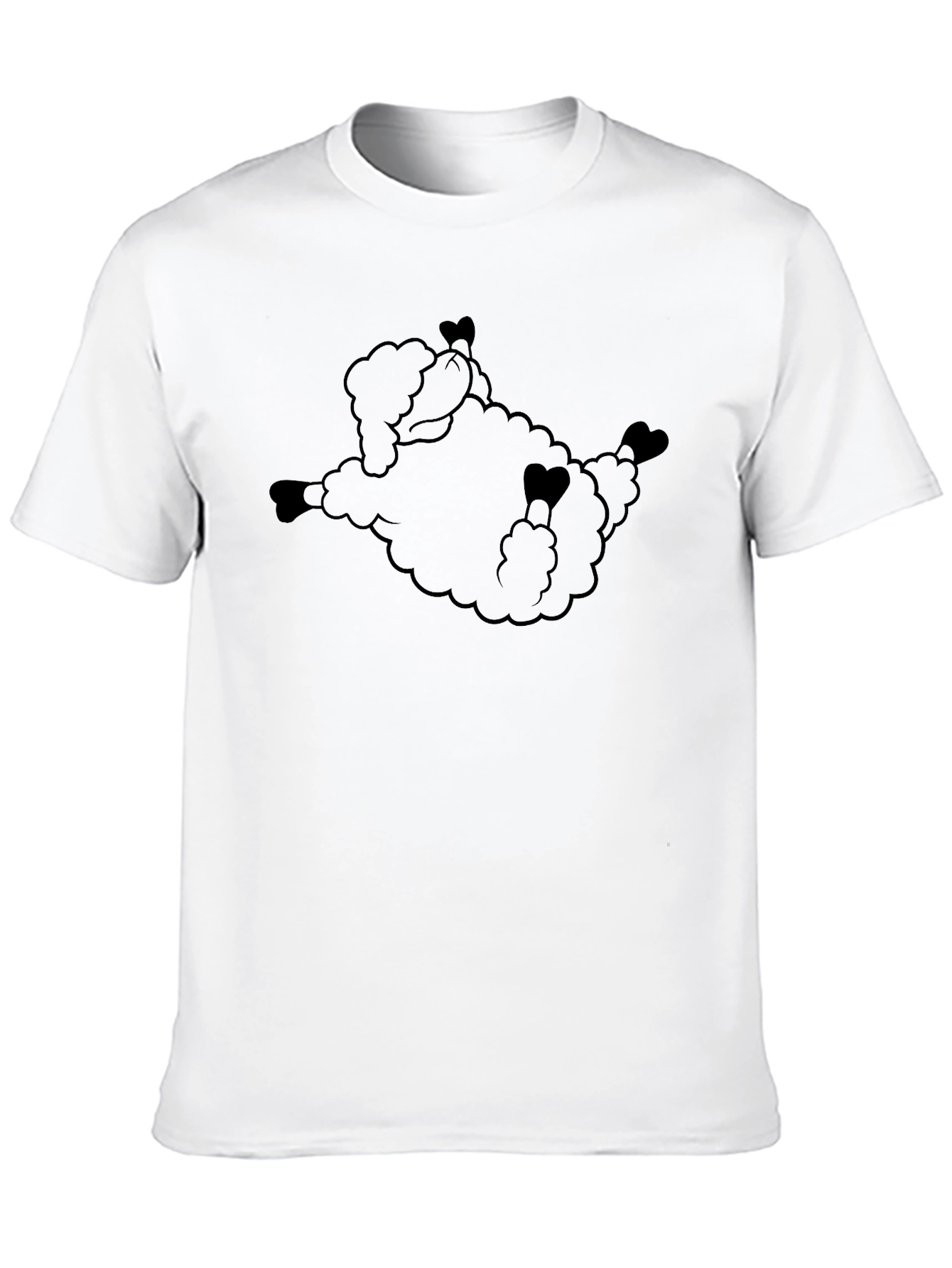 Black Sheep Graphic Tee - Soft Cotton Comfort
