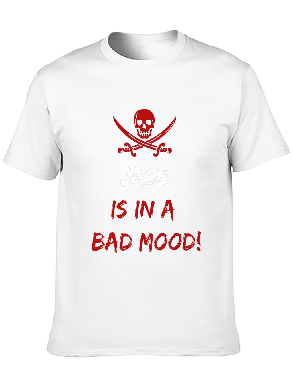Jace is in a Bad Mood! Pirate Skull T-Shirt