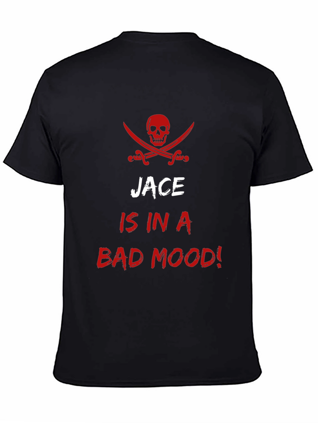 Jace is in a Bad Mood! Pirate Skull T-Shirt