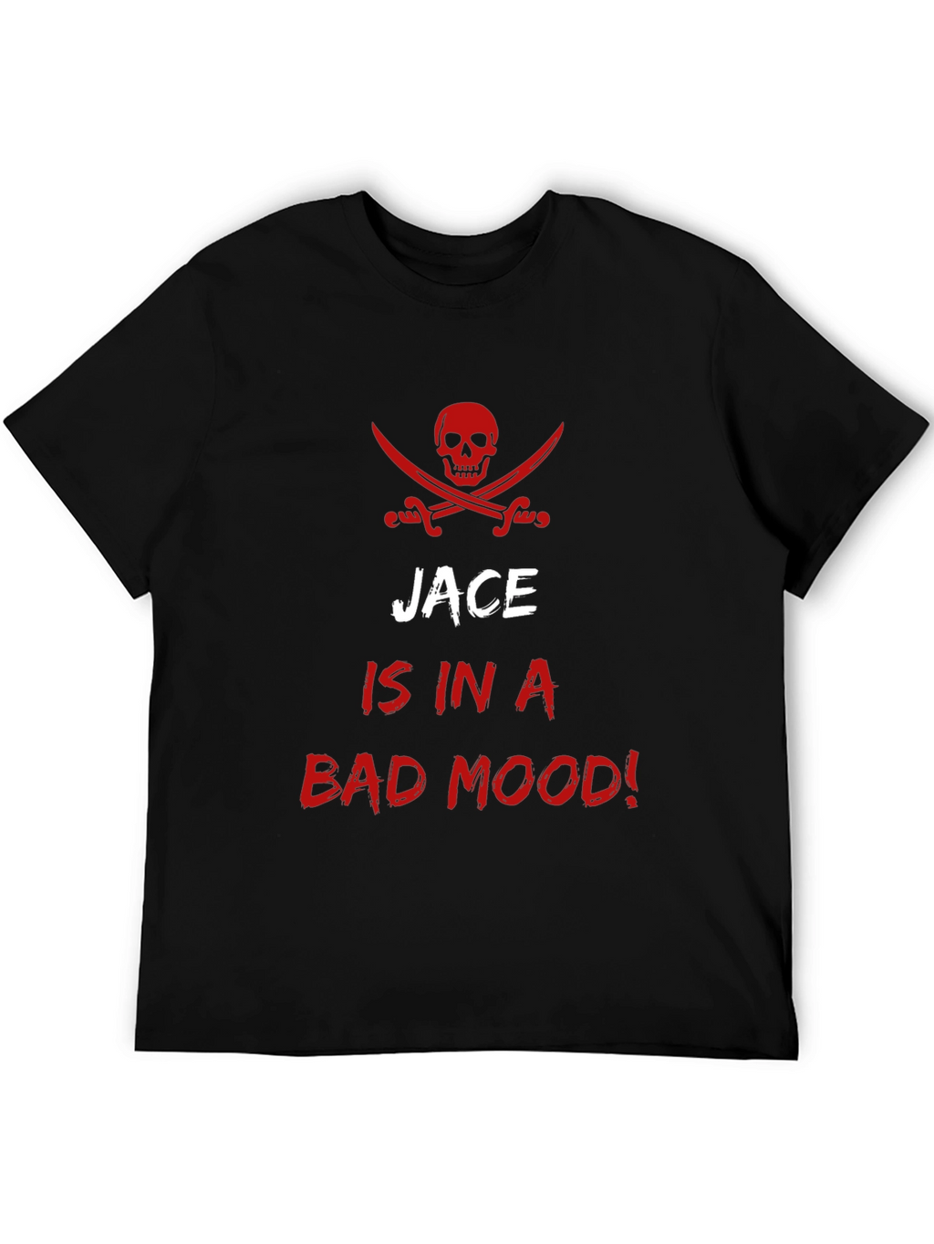 Jace is in a Bad Mood! Pirate Skull T-Shirt