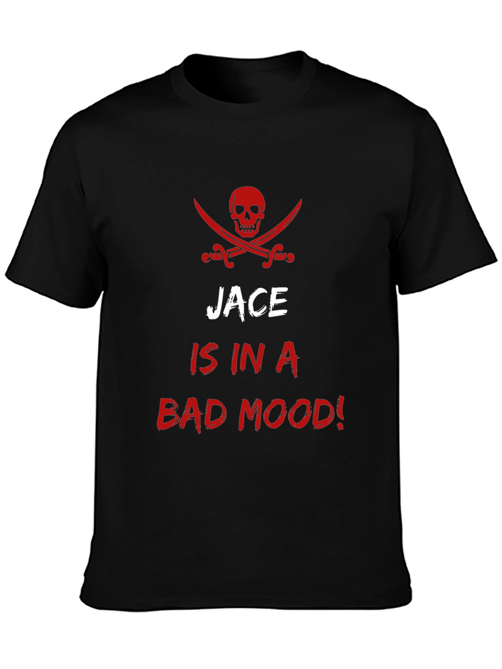 Jace is in a Bad Mood! Pirate Skull T-Shirt
