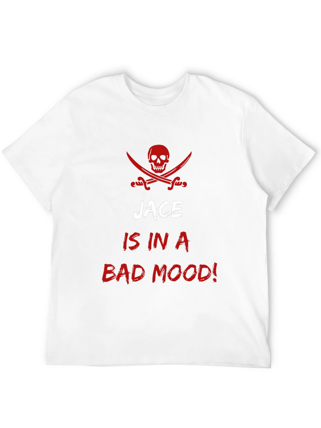 Jace is in a Bad Mood! Pirate Skull T-Shirt