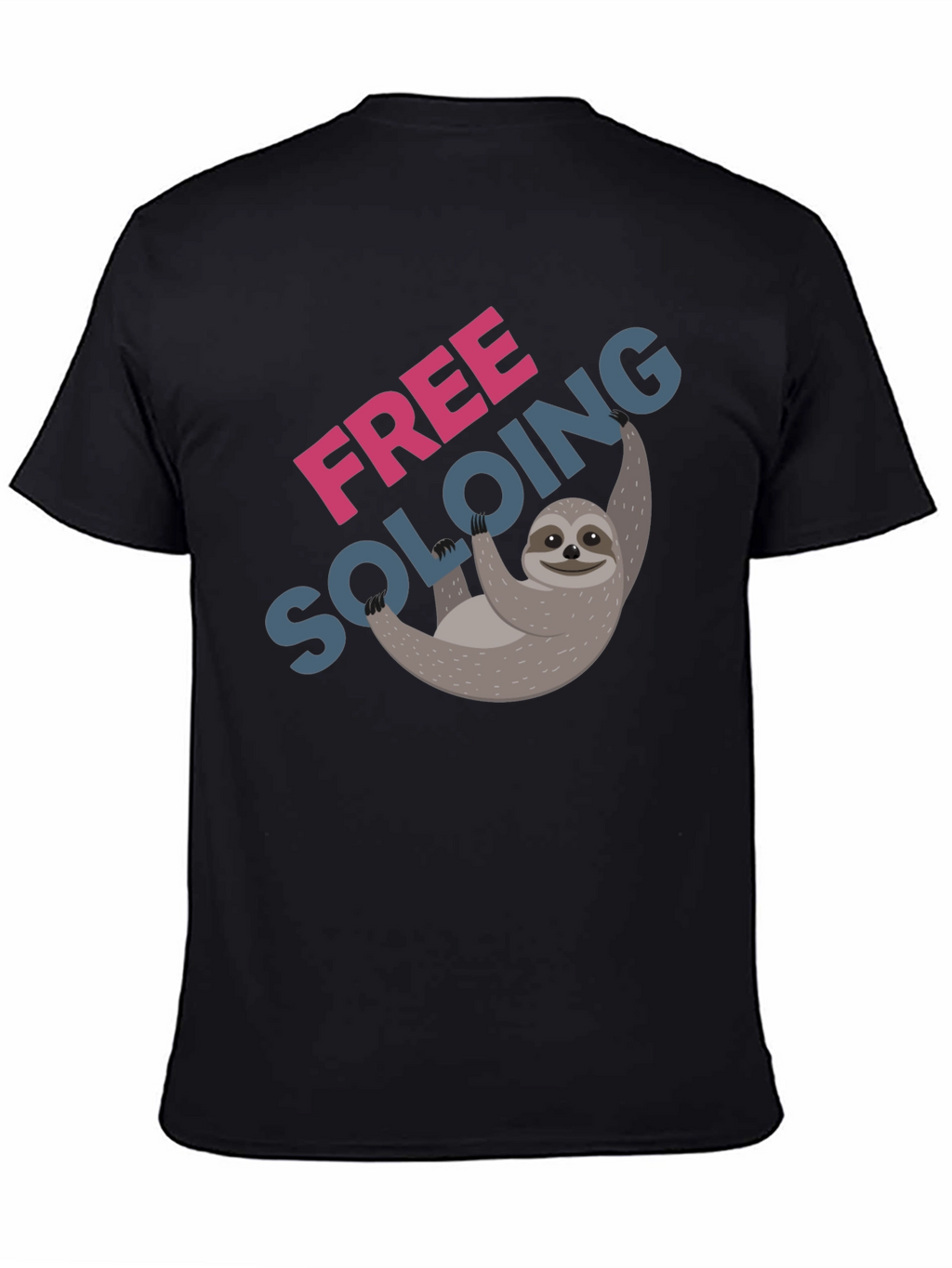 Free Soloing Sloth T-Shirt - Climbing Humor