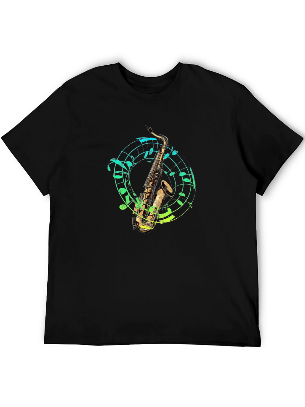 Saxophone Music T-Shirt - Cool Graphic Tee