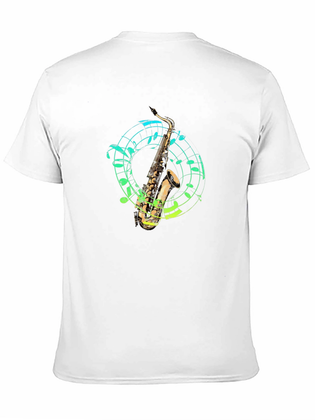 Saxophone Music T-Shirt - Cool Graphic Tee