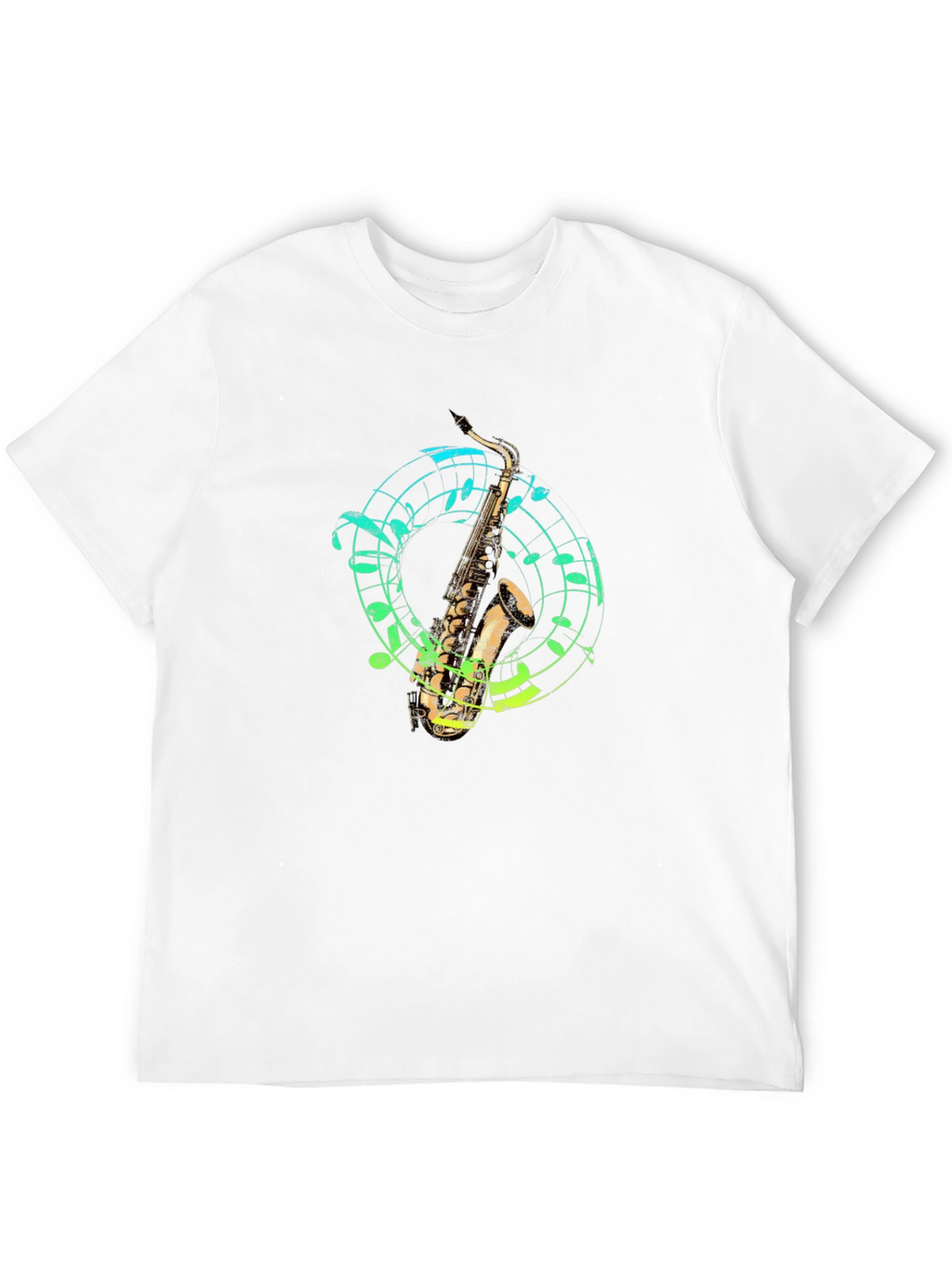 Saxophone Music T-Shirt - Cool Graphic Tee