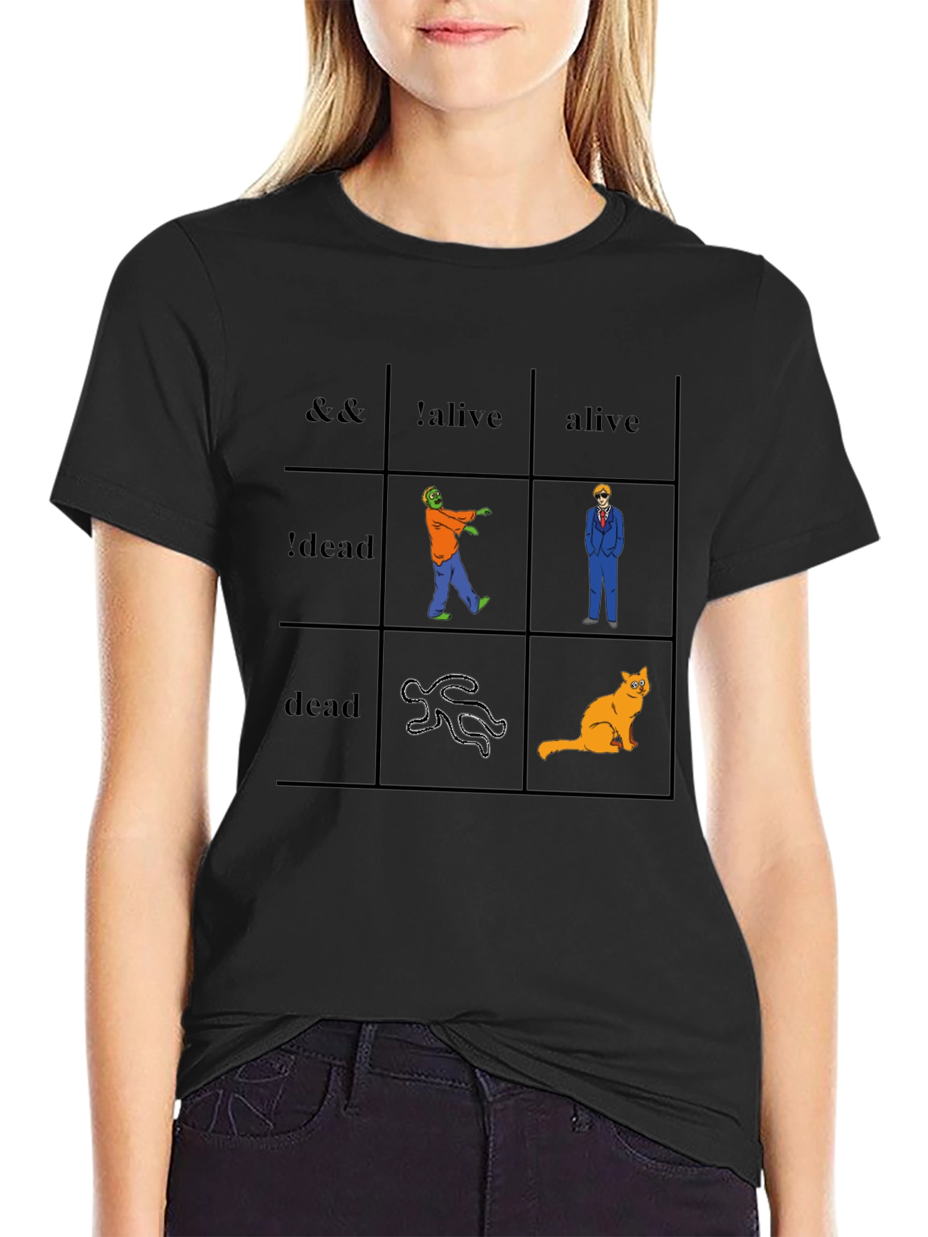 Geeky Logic Table T-Shirt - Funny & Unique