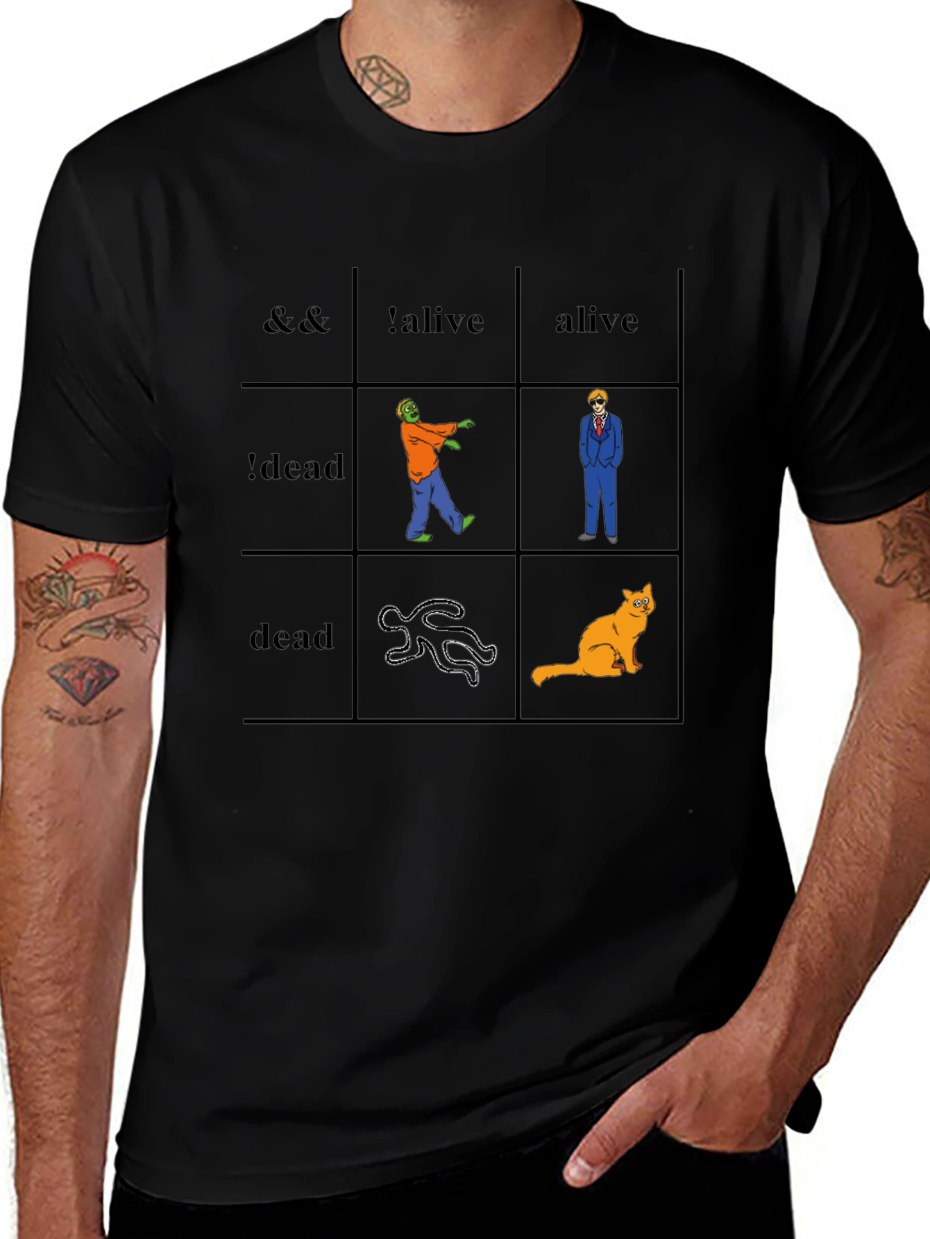 Geeky Logic Table T-Shirt - Funny & Unique
