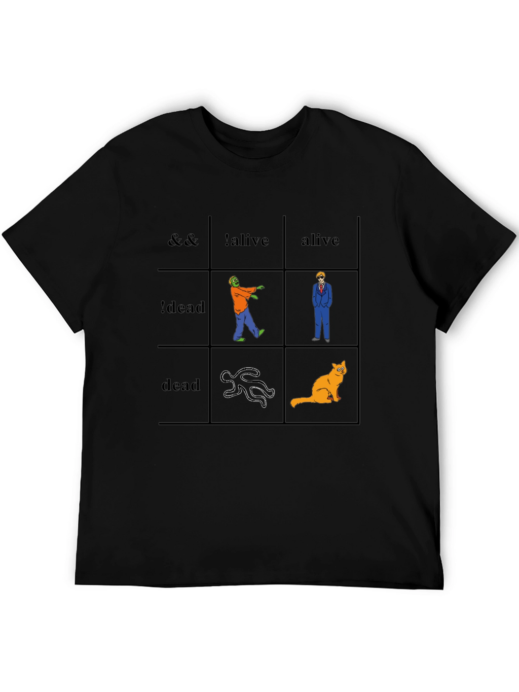 Geeky Logic Table T-Shirt - Funny & Unique