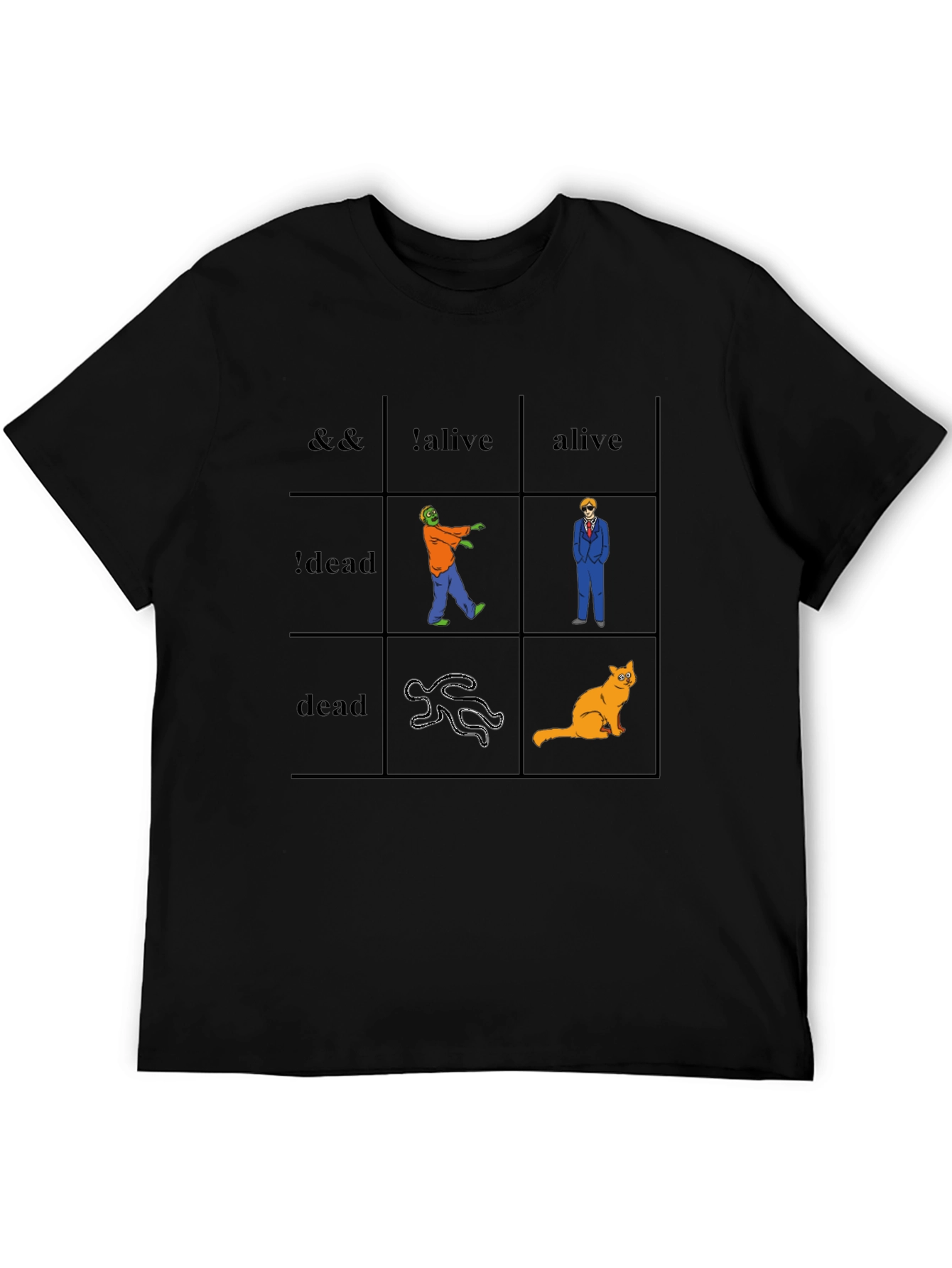Geeky Logic Table T-Shirt - Funny & Unique